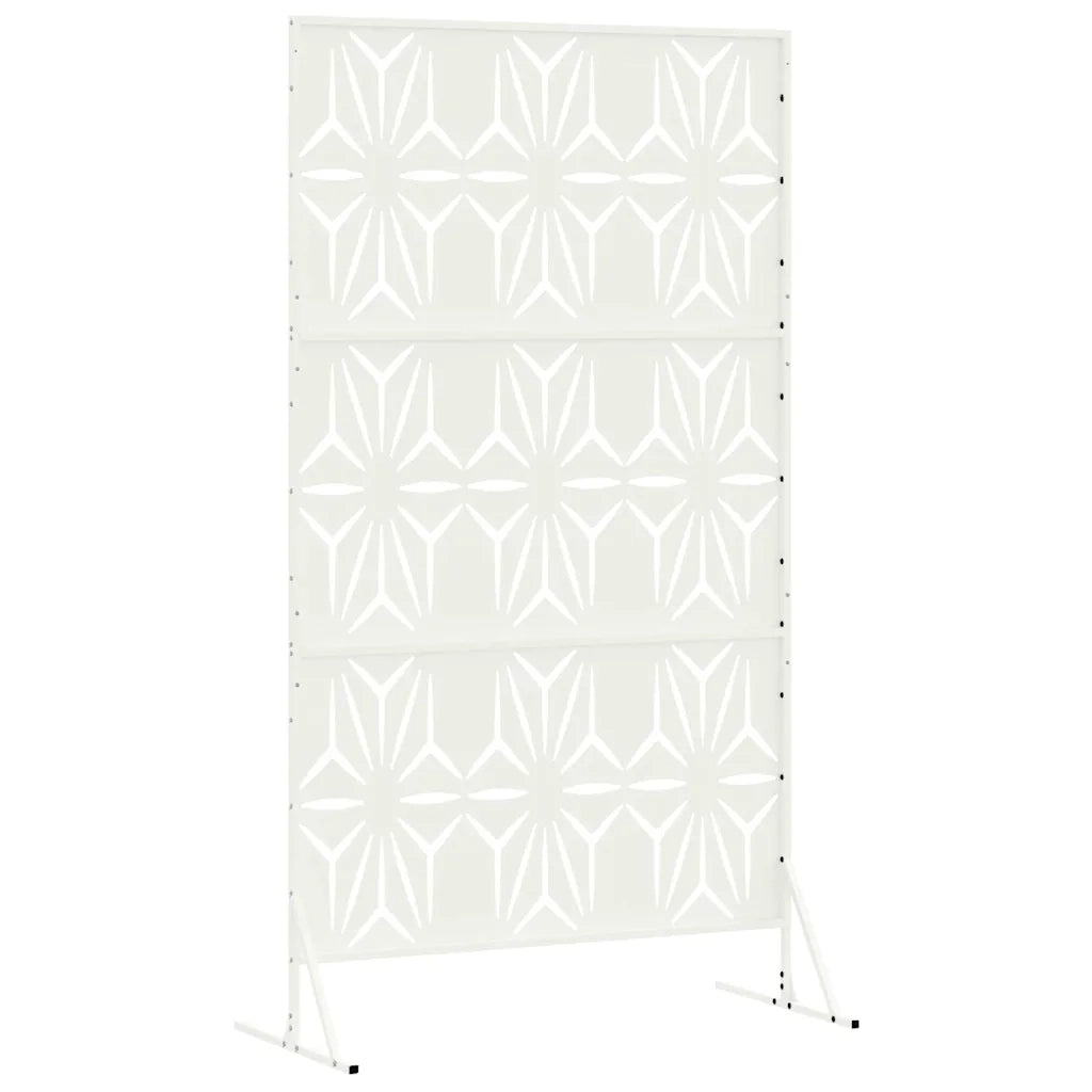 Schermo per Privacy Bianco 100 x 50 x 180 cm Acciaio CFW5647257