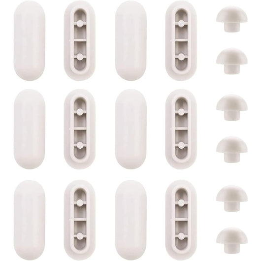 Greyoe pare-chocs de si ge de toilette, 18 pi ces pare-chocs de