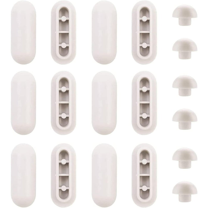 Greyoe pare-chocs de si ge de toilette, 18 pi ces pare-chocs de