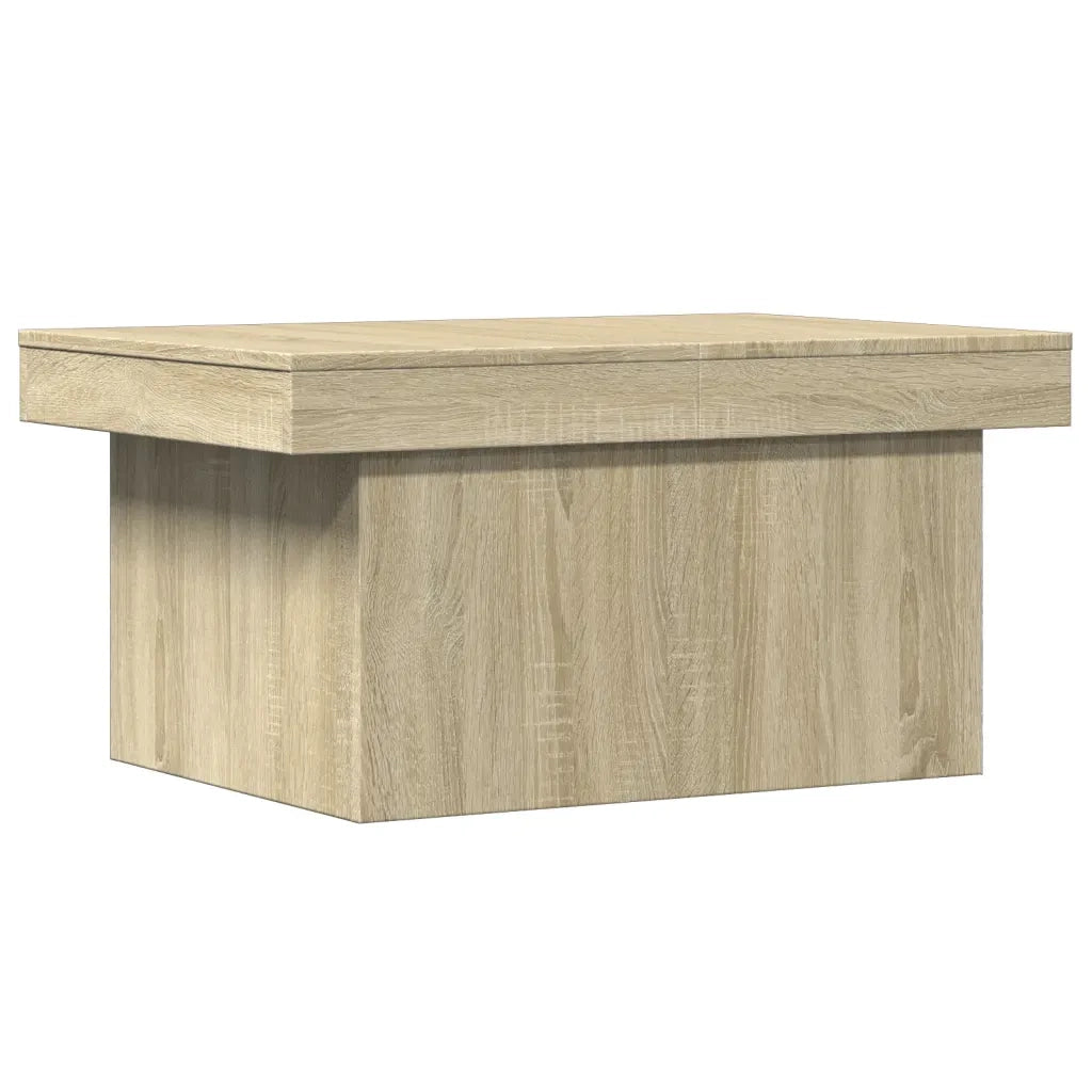 Tavolino da Salotto-Tavolino da soggiorno-Tavolo Rovere Sonoma 100x55x40cm Legno Multistrato