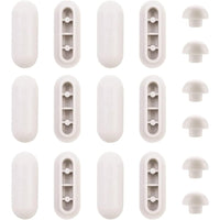 Greyoe pare-chocs de si ge de toilette, 18 pi ces pare-chocs de