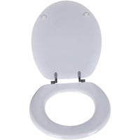 Dc casa sedile wc coperchio water copriwater bianco legno mdf co