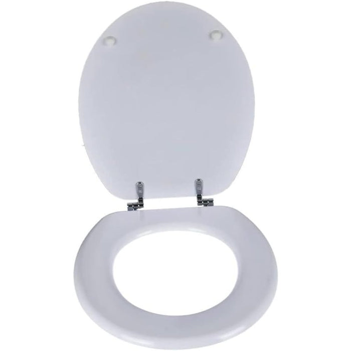 Dc casa sedile wc coperchio water copriwater bianco legno mdf co