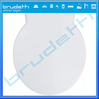 Sedile wc dolomite zelig originale 40cm copriwater termoindurent