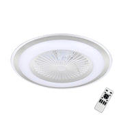Plafoniera ventilatore Zephyr Milagro Ø60 LED 48W telecomando