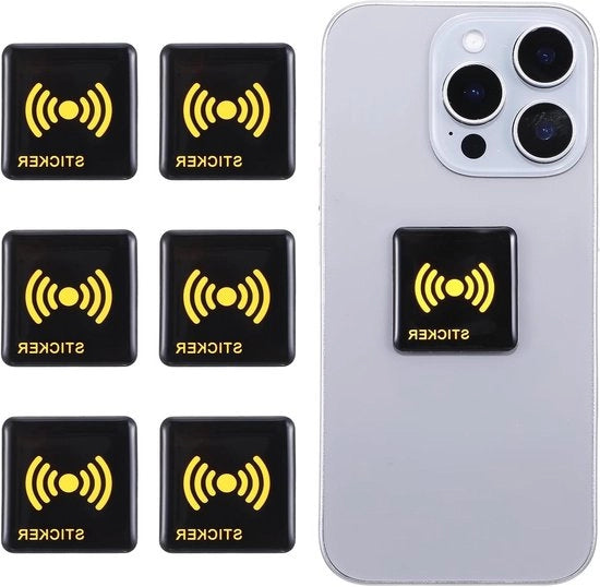 Set di 6 adesivi di protezione contro le radiazioni per smartphone e laptop