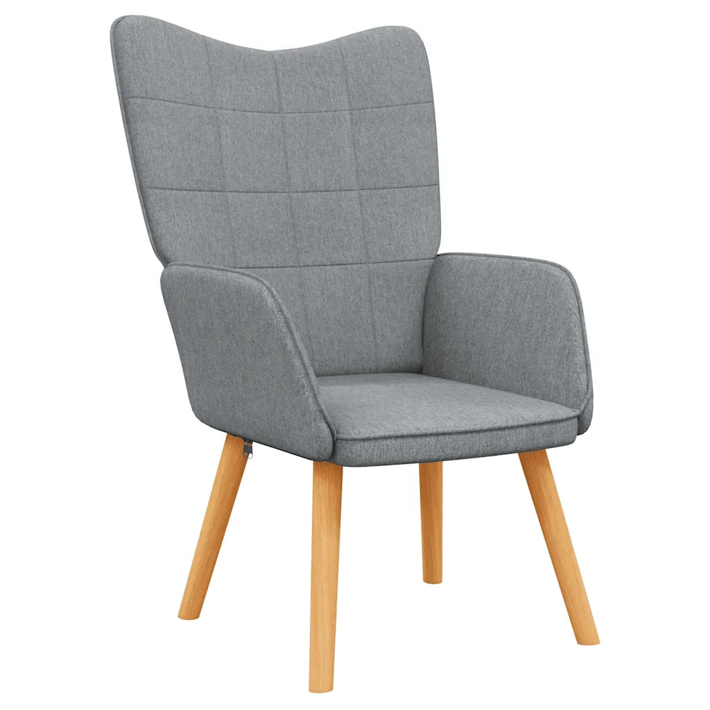 Poltrona Relax Grigio Chiaro in Tessuto cod mxl 12200