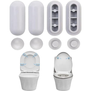Wc sitz puffer sets, 8 st ck sto stangen universal toilettensitz