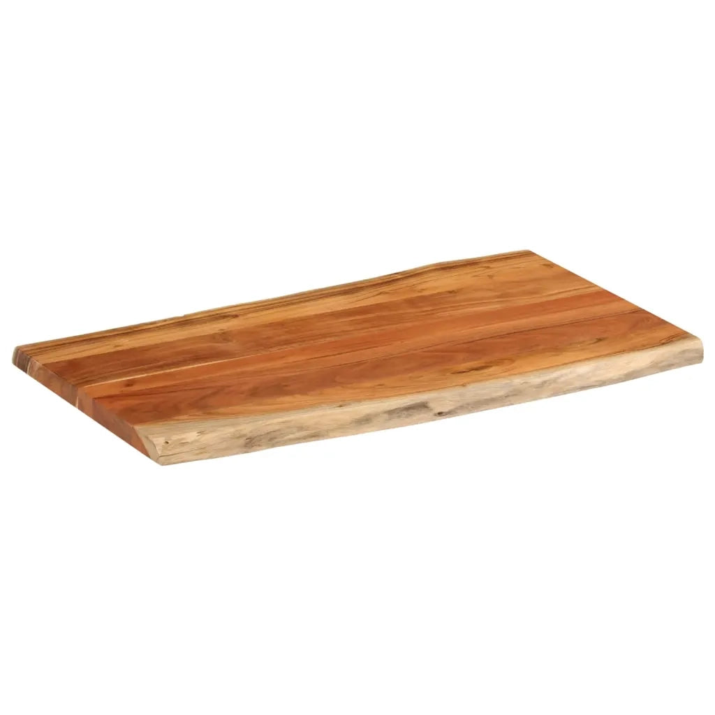 vidaXL Piano Tavolo 100x60x2,5 cm Rettangolare Legno Acacia Bordi Vivi