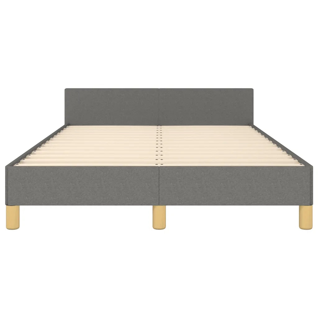 Giroletto senza Materasso Grigio Scuro 120x200 cm Tessuto