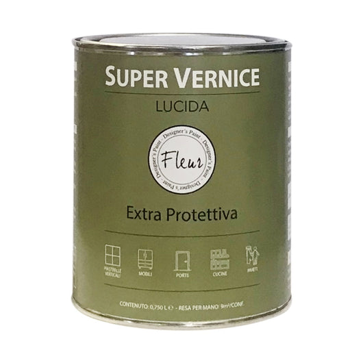 Vernice di Finitura Trasparente Fleur Finish Monocomponente Formato: 750 ml, Finitura: Lucida