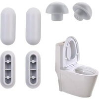 Acdokuk set di 6 tamponi per sedile wc, per ammortizzare il rumo