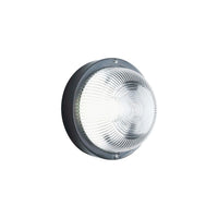 Plafoniera Tonda a Muro Illuminazione Esterno Lampada a Parete Vetro Luce Sovil Colore: Nero
