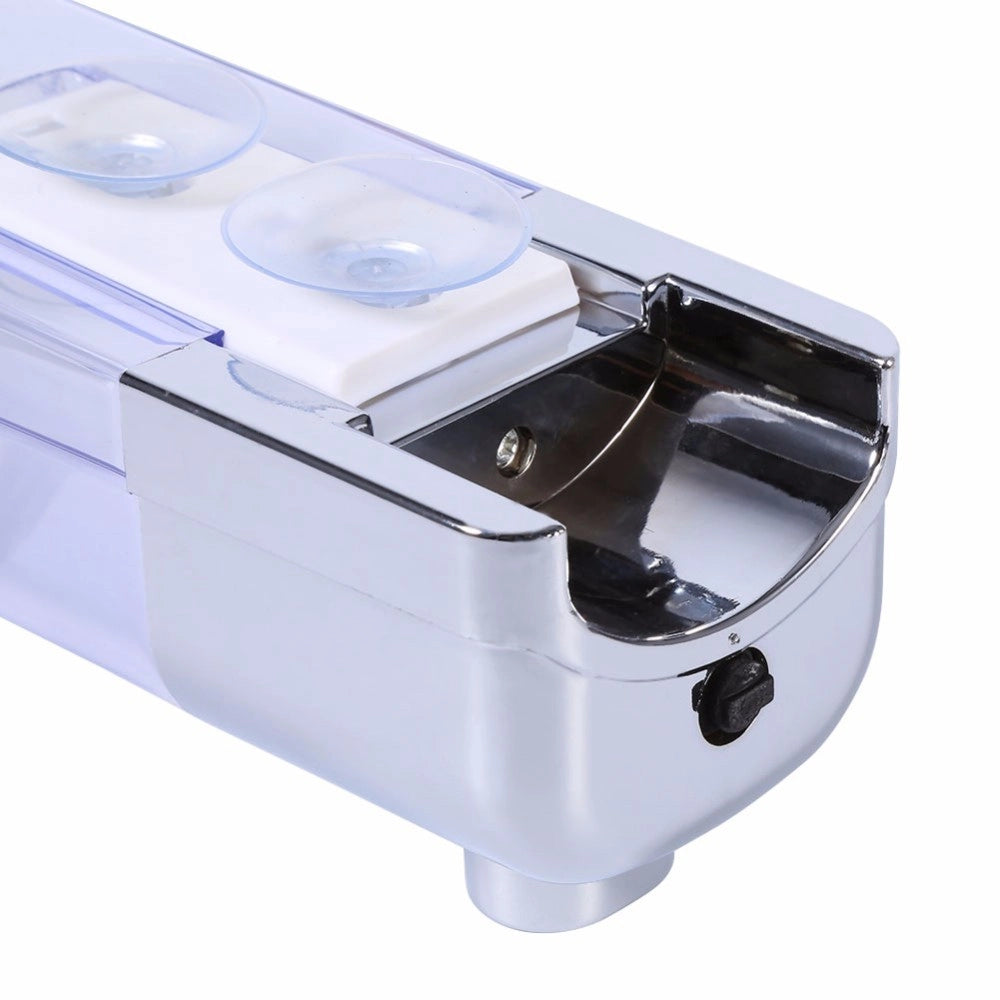 Trade Shop - Dispenser Erogatore Per Sapone Liquido 500 Ml Muro Dosatore A Parete Bagno -