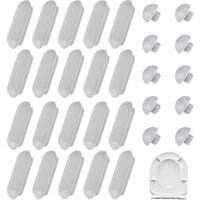 30 pcs pare-chocs de si ge de toilette, tampon universel pour si