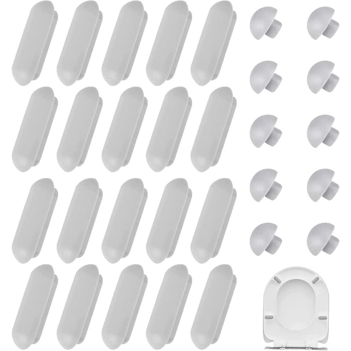 30 pcs pare-chocs de si ge de toilette, tampon universel pour si