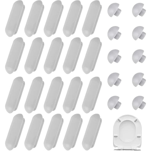 30 pcs pare-chocs de si ge de toilette, tampon universel pour si