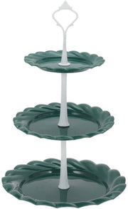 Presentazione per Torte 3 Livelli - Ronde Stazione per Cupcake - Standard - Livelli Regolabili - Materiale PP di Alta Qualità - Adatto per Matrimoni/Feste - Facile da Montare - Stazione per Dolci