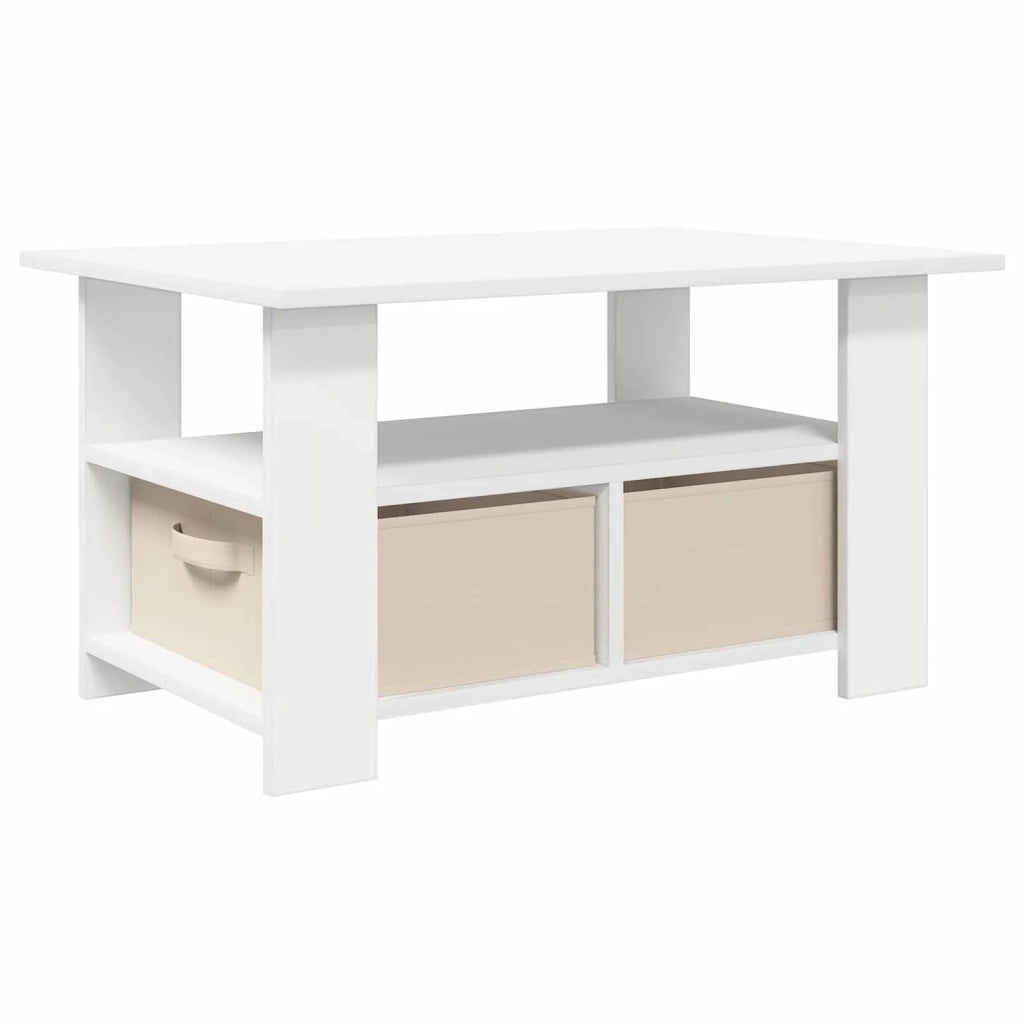 Tavolino da salotto Bianco 77 x 55 x 42 cm Legno multistrato 8000412
