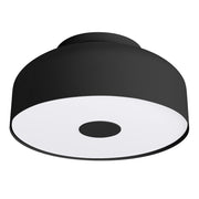 Plafoniera moderna nera tonda Ø30 4xE27 TEKNAR Pure Lume