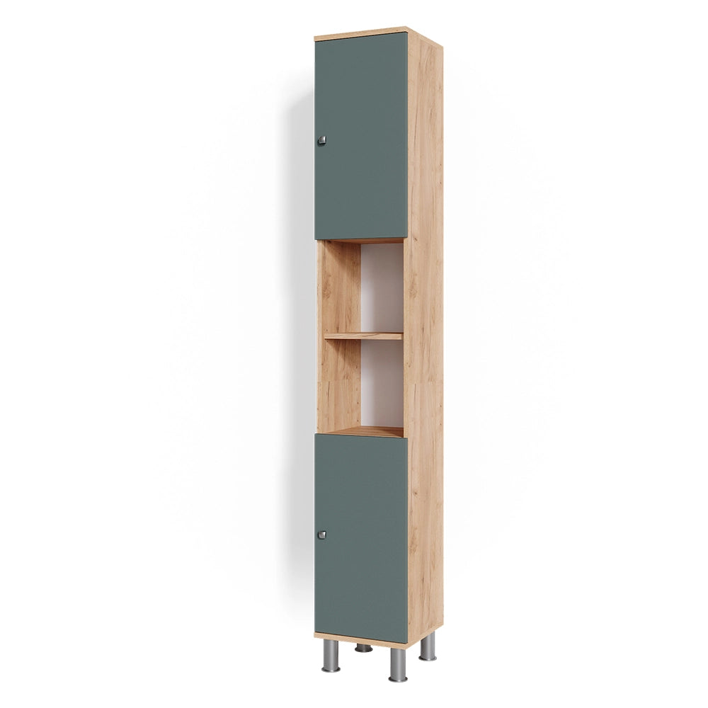 Vicco Mobile bagno alto Quercia dorata 30 x 190 cm