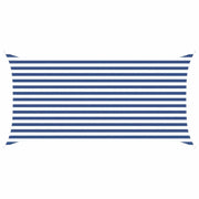 Vela Parasole | Telo Ombra | Vela da ombra solare Blu e Bianco 4 x 2 m