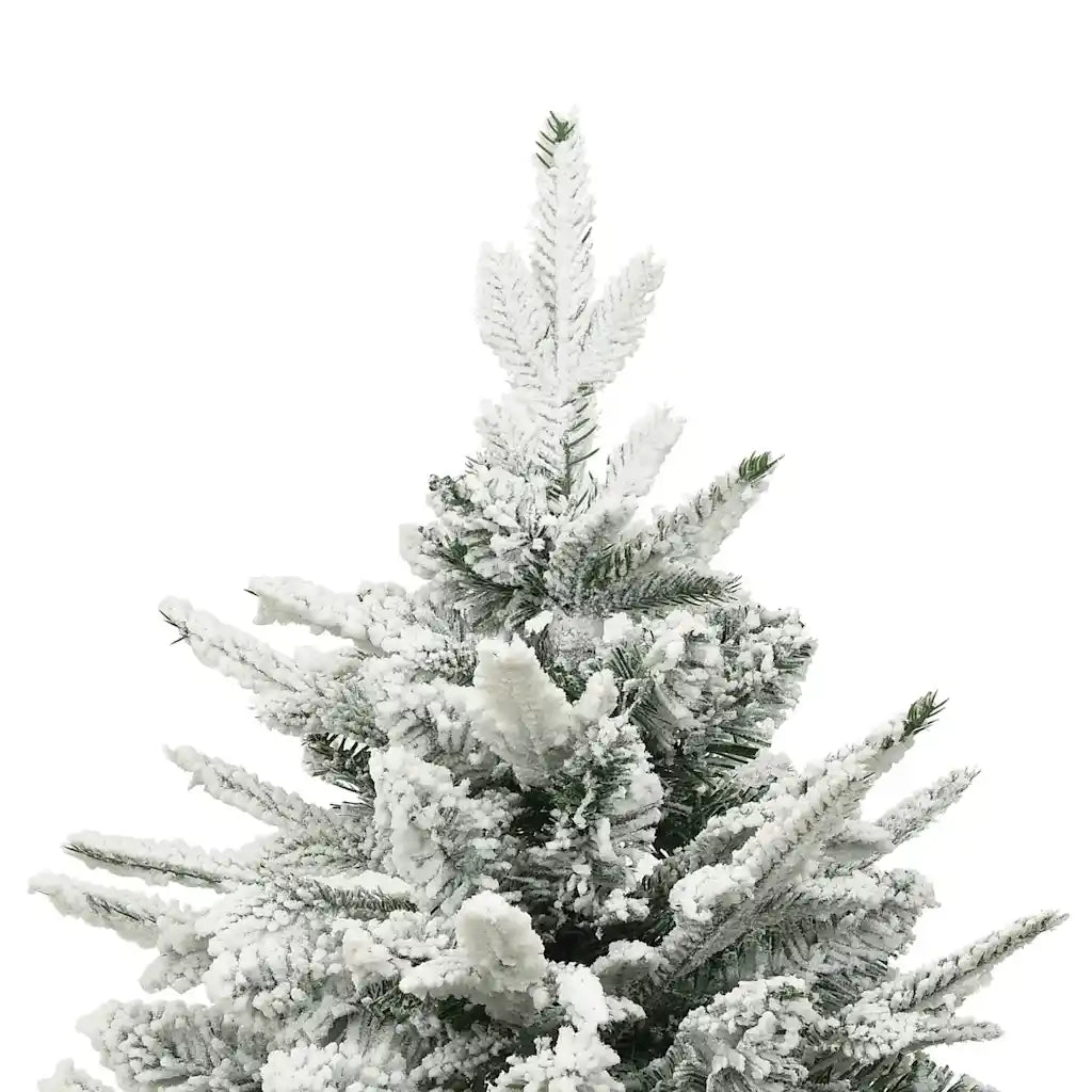 Albero di Natale Artificiale con Neve Verde 180 cm PVC e PE 328494