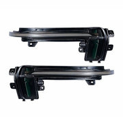 Corona dorata - Indicatore di direzione LED - Blinker dinamico - Giallo - Sostituzione per AUD1 A3 A4 S4 RS4 B8 S5 - 2 pezzi