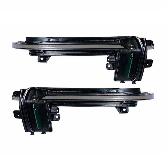 Corona dorata - Indicatore di direzione LED - Blinker dinamico - Giallo - Sostituzione per AUD1 A3 A4 S4 RS4 B8 S5 - 2 pezzi