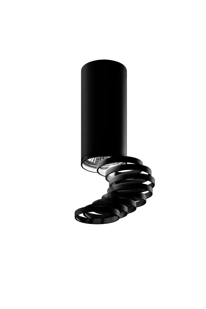 Faretto soffitto Candellux TUBA nero 1 luce GU10 50W