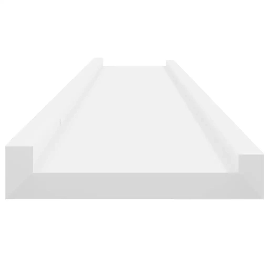 Mensole da Parete 2 pz Bianche 100x9x3 cm 326658
