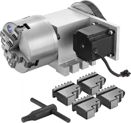 Router CNC a rotante asse 4-kaak autoalimentante A con asse di alluminio leggero