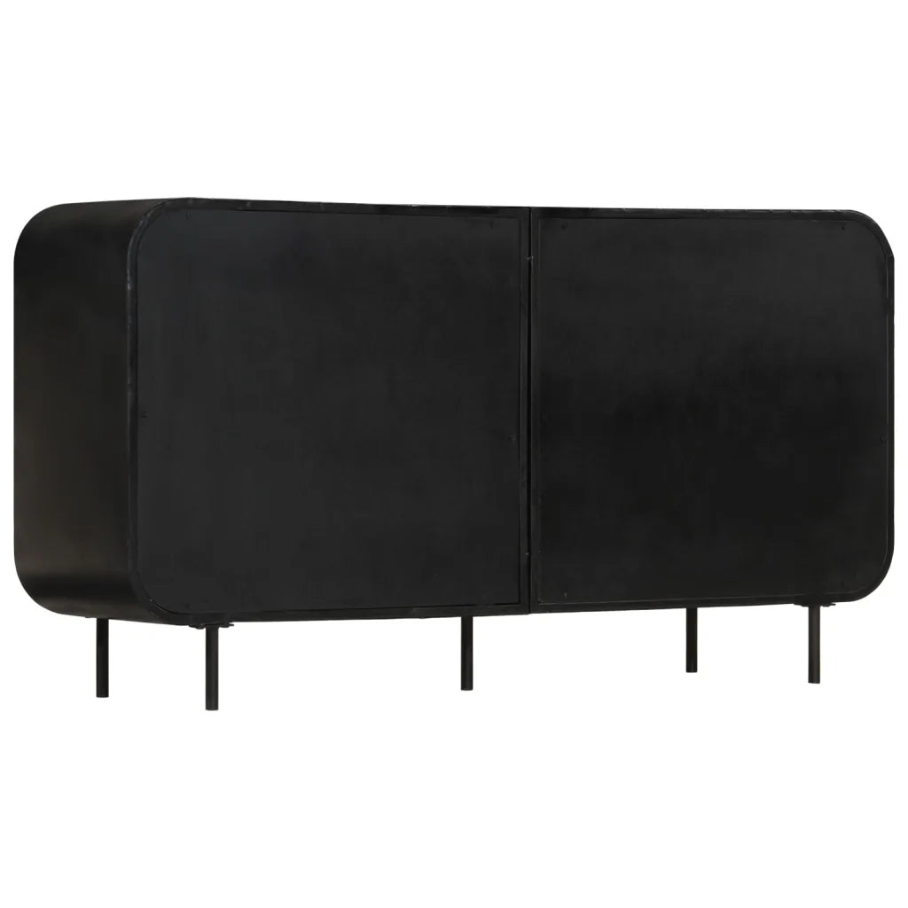 Credenza in Legno Massello di Recupero 140x35x76 cm 282885