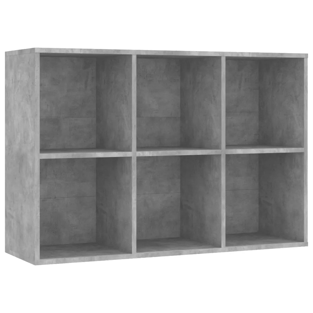 Libreria/Credenza Grigio Cemento 66x30x98 cm Legno Multistrato 800346