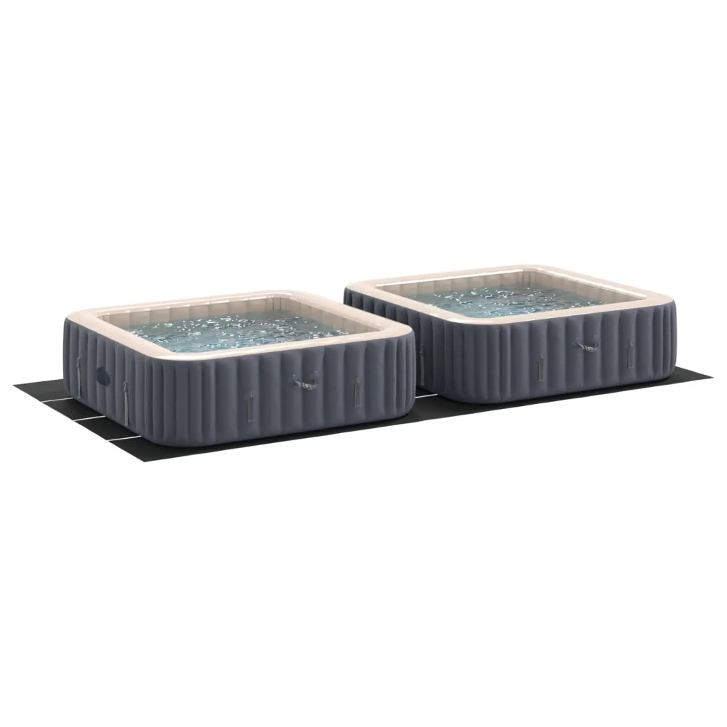 Telo per Fondo Piscina Regolabile Nero 820 x 420 x 0,1 cm 42009127