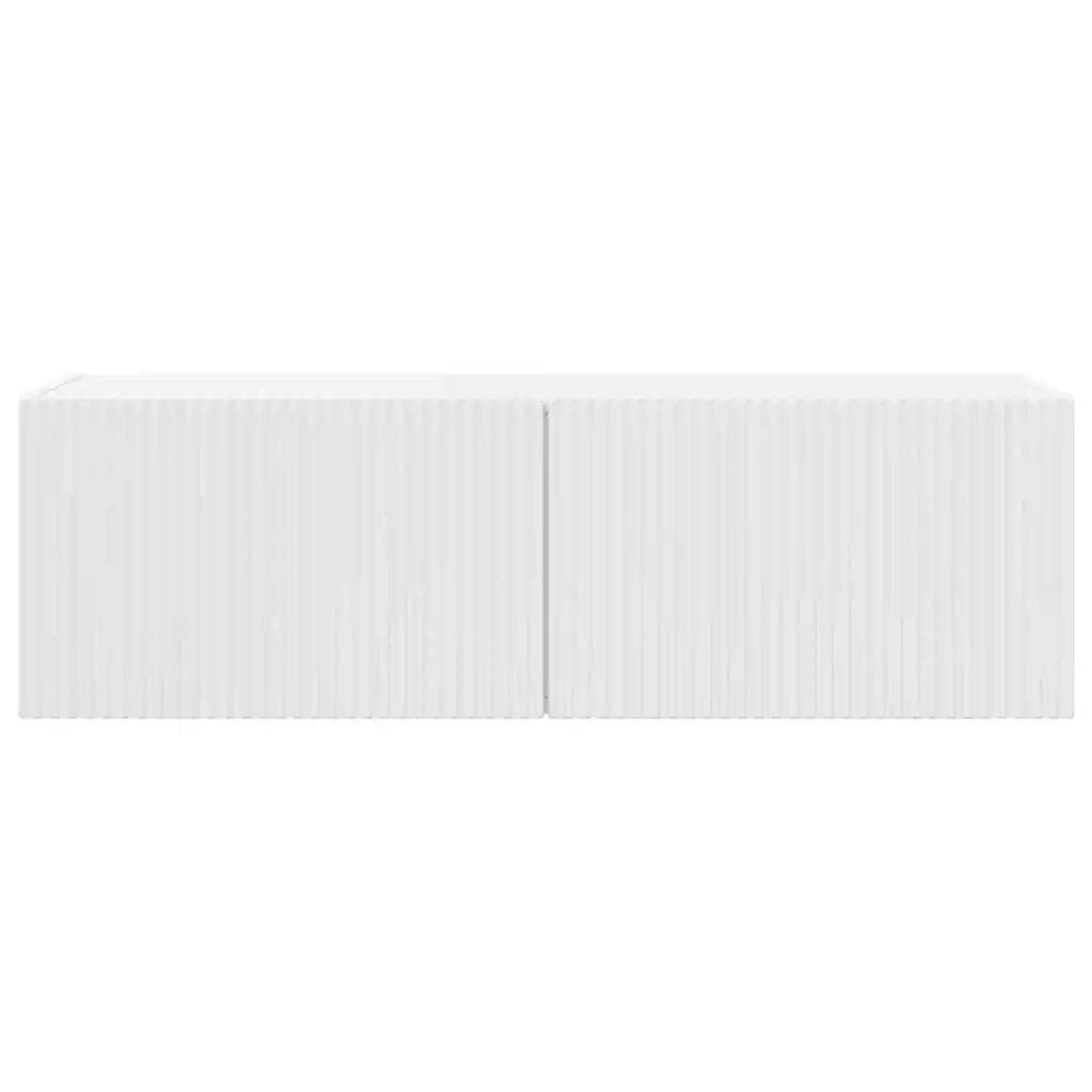 Mobile TV da parete-Mobile TV a Muro-Credenza TV Bianco Lucido 60 x 31 x 29.5 cm 182090