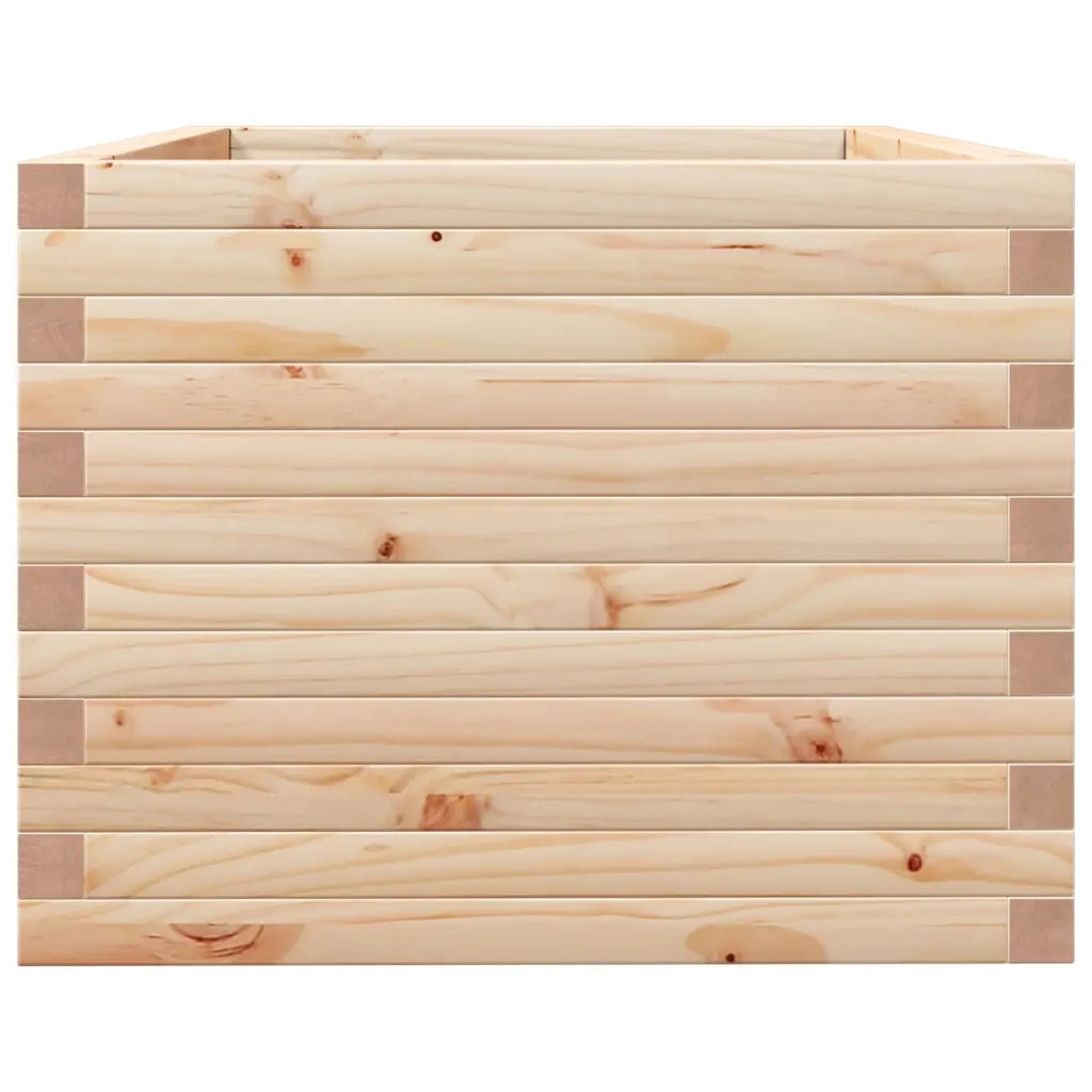 Fioriera da Giardino-Vaso da Esterno 90x60x45,5 cm in Legno Massello di Pino