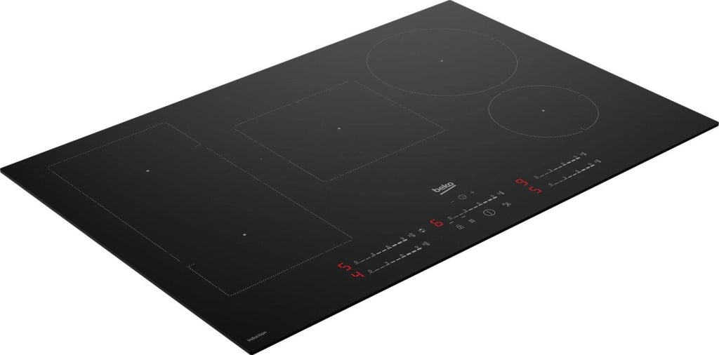 Beko HII85720UFT Nero Da incasso 80 cm Piano cottura a induzione 5 Fornello(i)