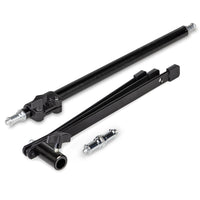 Stativo per luci a pavimento BL-K + colonna centrale estensibile 45-80 cm, cavalletto fotografico con spigot 5/8" e 1/4" 3/8", per foto e video