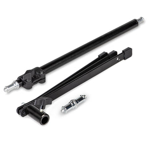 Stativo per luci a pavimento BL-K + colonna centrale estensibile 45-80 cm, cavalletto fotografico con spigot 5/8" e 1/4" 3/8", per foto e video