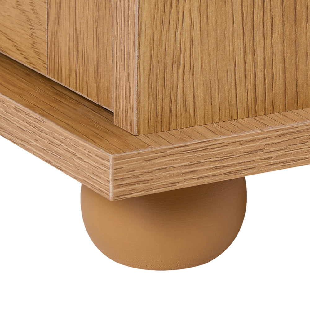 Scarpiera con appendiabiti MDF marrone chiaro 6 scomparti per scarpe 4 ganci