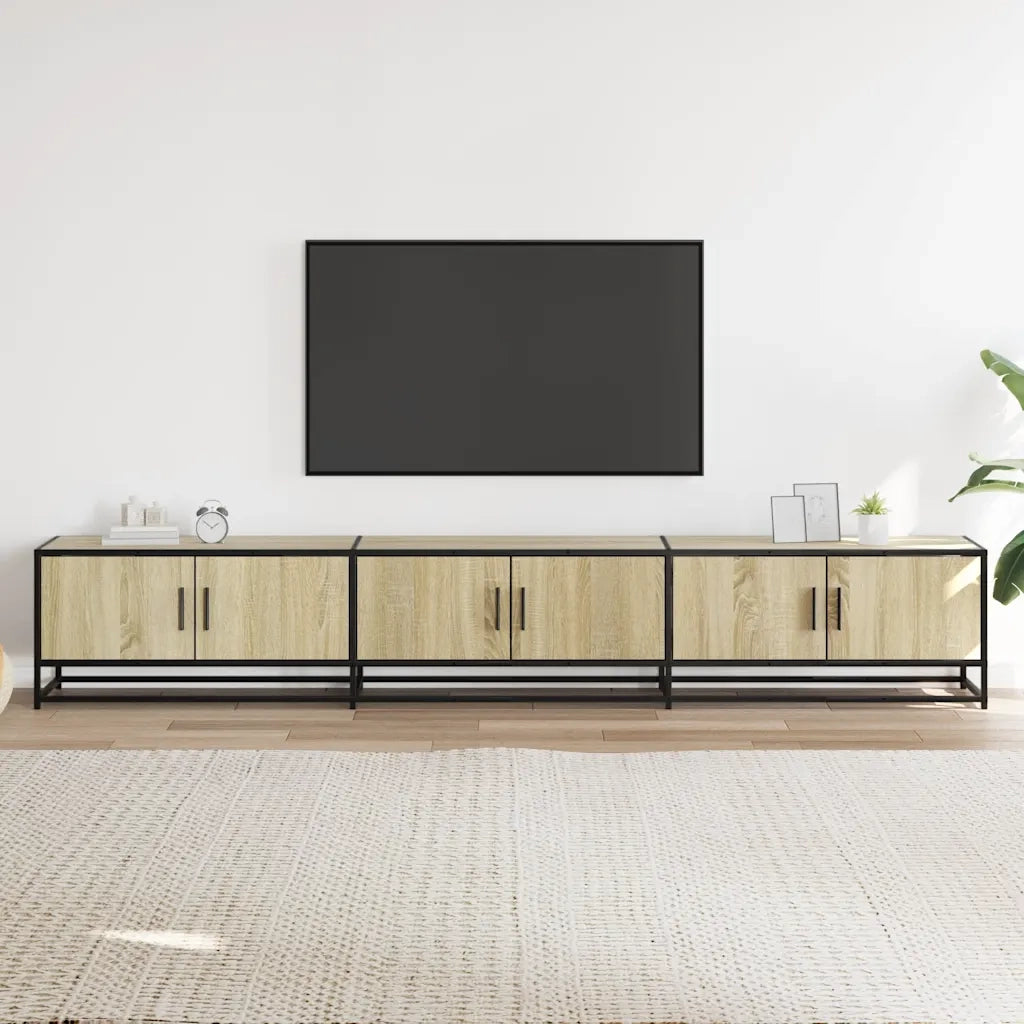 Mobile per TV Rovere Sonoma 240x35x41 cm in Truciolato 3300796