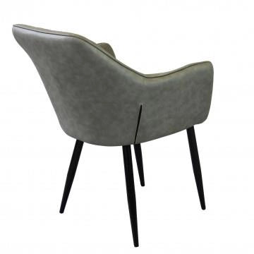 POLTRONA SINDY IN ECOPELLE 56 X 60 X 87 CM COLORE TORORA OKX