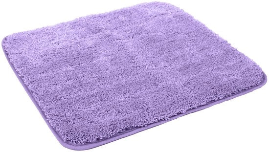 Tappeto da bagno Lila, microfibra, 50x55 cm senza spazio centrale