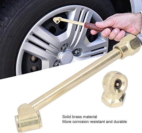 Pompa aeree con manicotto in rame resistentente all'ossidazione per biciclette, motociclette e veicoli commerciali.