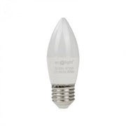 Lampadina LED candela E27 3W 270lm 3000K Ecolight antiflicker