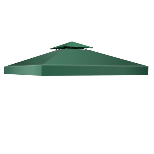 Tessuto copertura superiore per gazebo Telo tetto ricambio per gazebo 3x3M Verde-Gazebo