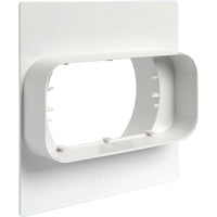 Placca per passaggio a muro per tubo cappa da tubo tondo a rettangolare FIRST