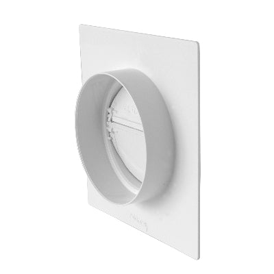 Placca passaggio a muro per tubo cappa tondo FIRST D100 mm