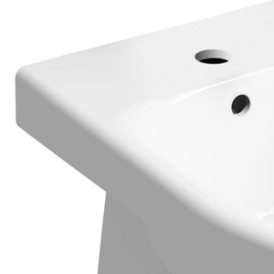 Bidet filo parete con troppopieno - Serie Selnova